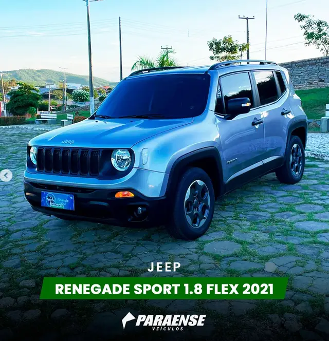 Carro Jeep Renegade 2021 Sport 1.8 4x2 (Aut) (Flex)