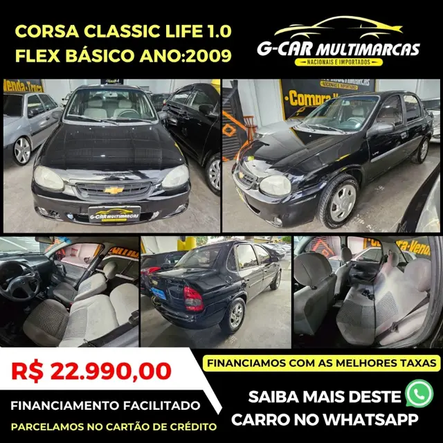 Carro Chevrolet Classic 2009 Life 1.0 (Flex)