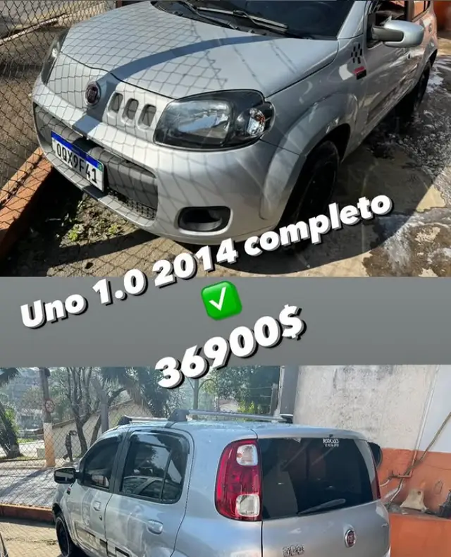Carro Fiat Uno 2014 ECONOMY Celeb. 1.4 EVO F. Flex 8V 4p