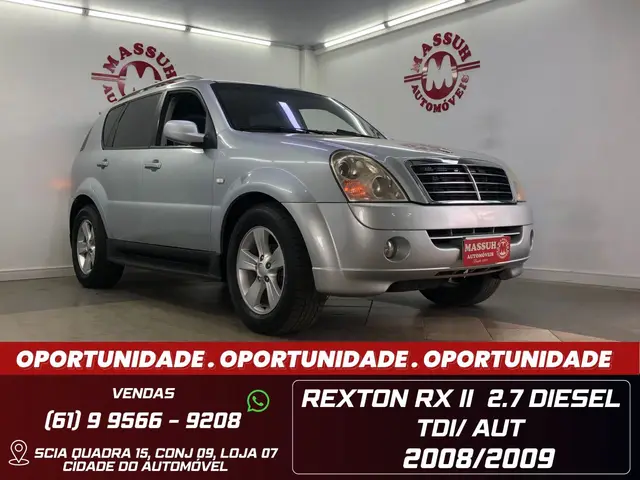 Carro SsangYong Rexton 2009 XDI RX270 2.7 (Aut)