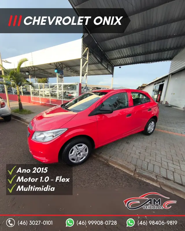 Carro Chevrolet Onix 2015 1.0 LS SPE/4