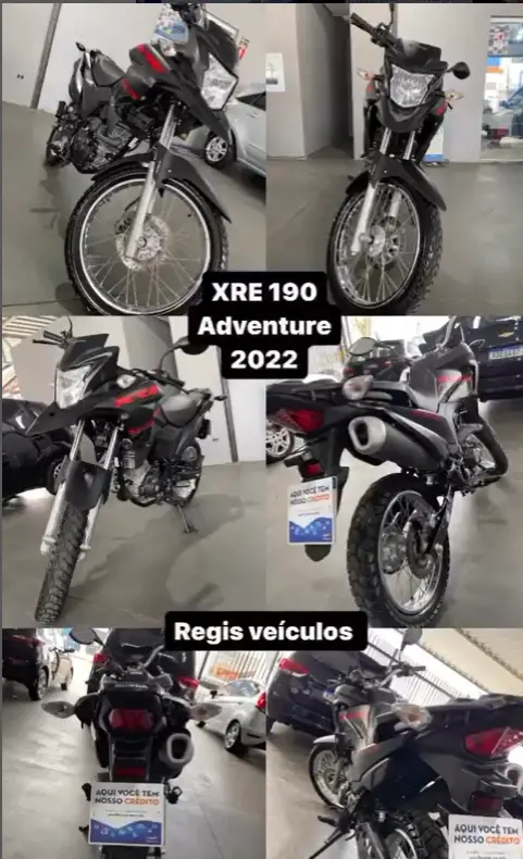 Carro Honda XRE 190 2022 (ABS) (Flex)