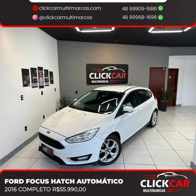 Carro Ford Focus Hatch 2016 SE Plus 2.0 PowerShift
