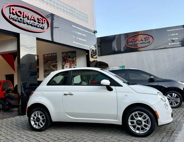 Carro Fiat 500 2014 Cult Dualogic 1.4 Evo (Flex)