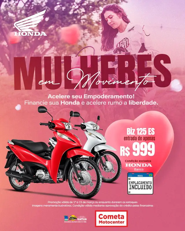Carro Honda Biz 125 2025 ES