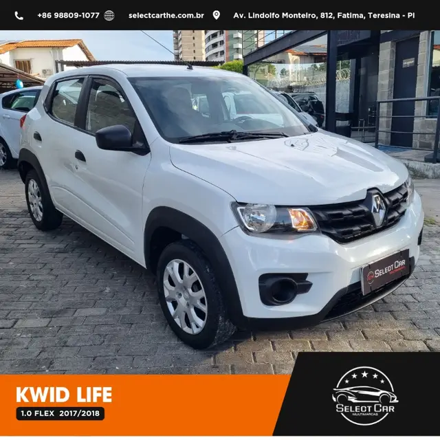 Carro Renault Kwid 2018 Life 1.0 12v SCe (Flex)