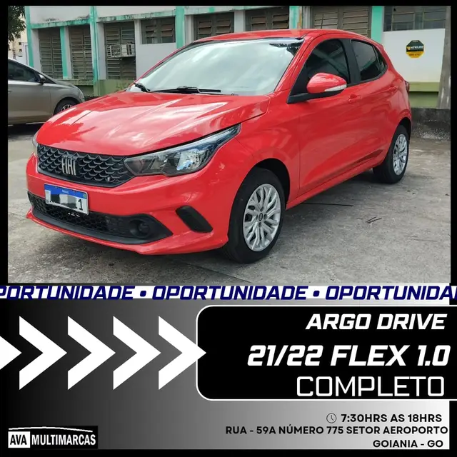 Carro Fiat Argo 2022 Drive 1.0 (Flex)