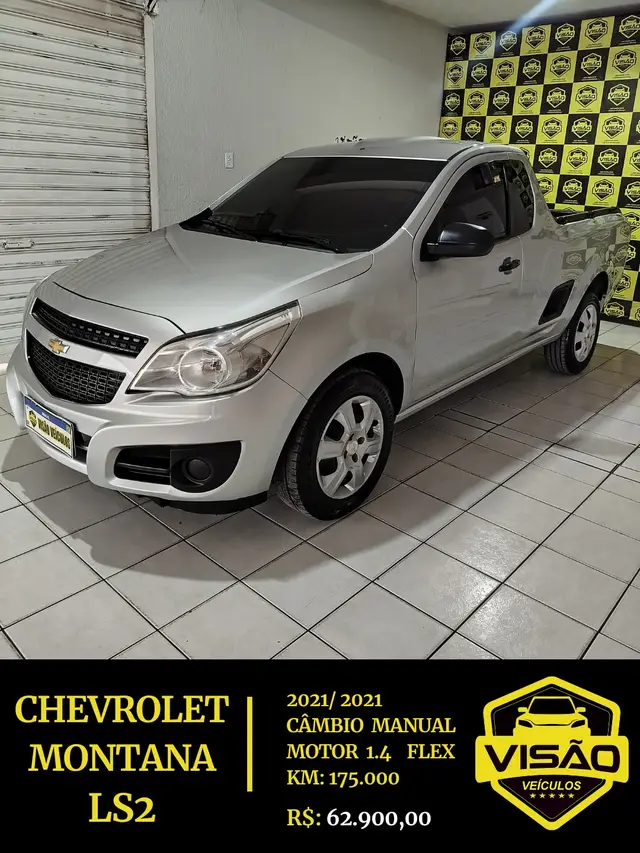 Carro Chevrolet Montana 2021 LS 1.4 (Flex)