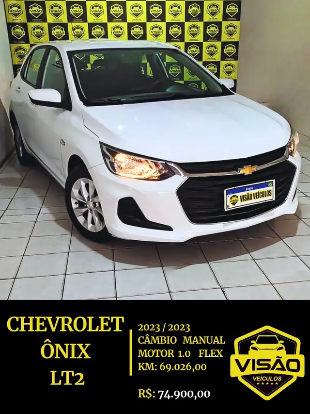 Carro Chevrolet Onix 2023 LT 1.0