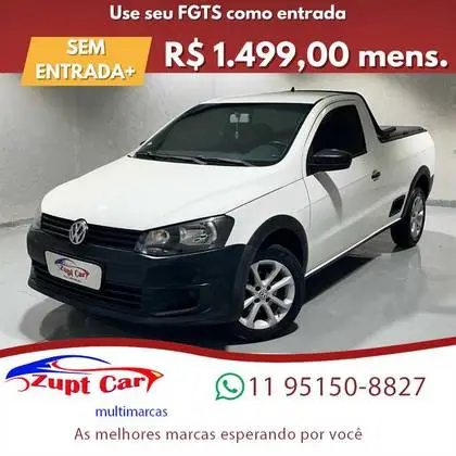 Carro Volkswagen Saveiro 2015 1.6 Startline CS (Flex)