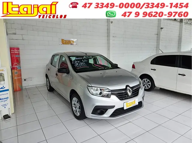 Carro Renault Sandero 2020 Life 1.0 12V SCe (Flex)