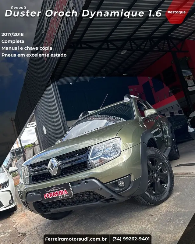 Carro Renault Duster Oroch 2018 1.6 16V SCe Dynamique (Flex)