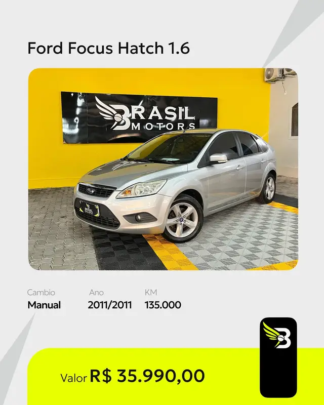 Carro Ford Focus Hatch 2011 GL 1.6 16V (Flex)
