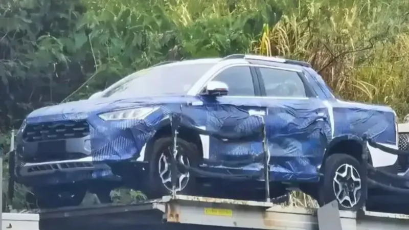 Flagra: Picape híbrida da BYD é rival que a Toro não quer com até 324 cv