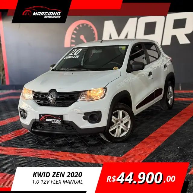 Carro Renault Kwid 2020 Zen 1.0 12v SCe (Flex)