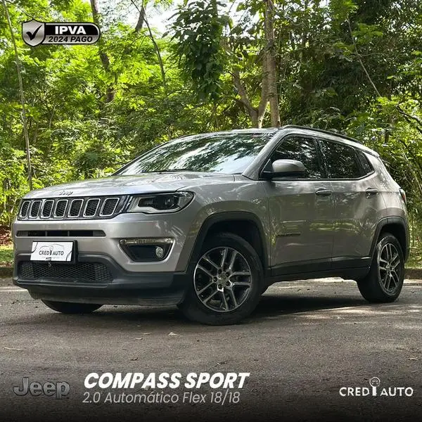 Carro Jeep Compass 2019 2.0 Sport 4x2 (Aut) (Flex)