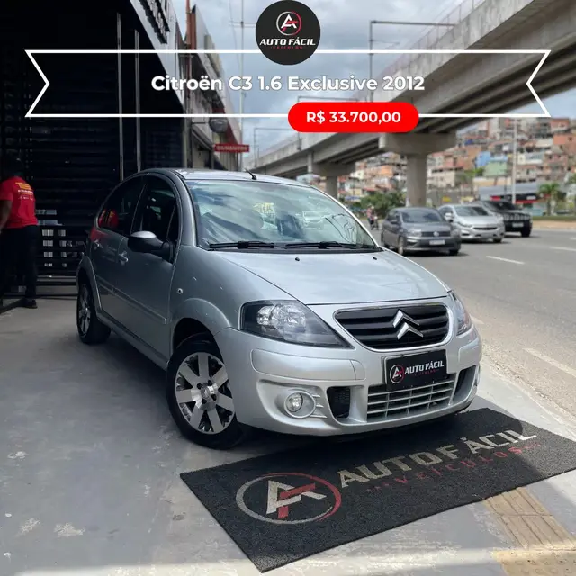 Carro Citroën C3 2012 Exclusive 1.6 VTI 120 (Flex) (Aut)