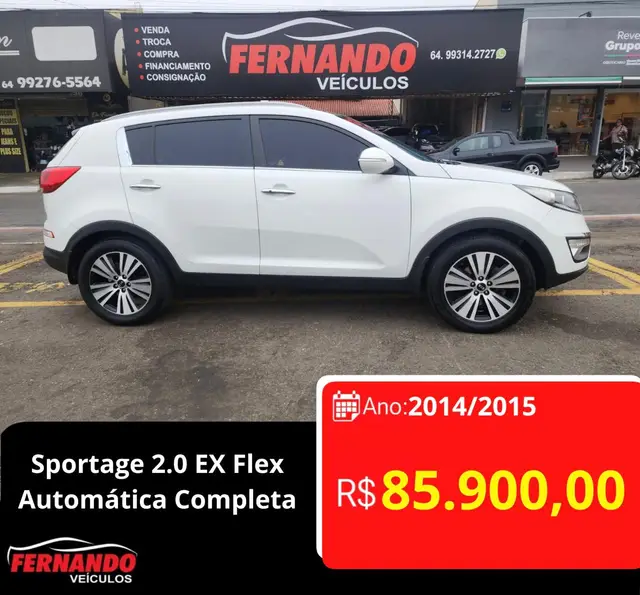 Carro Kia Sportage 2015 EX 2.0 (Flex) (Aut) P584