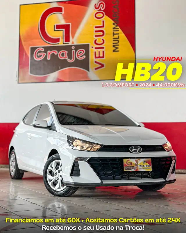 Carro Hyundai HB20 2024 Comfort 1.0 (Flex)