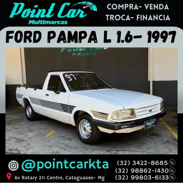 Carro Ford Pampa 1997 L 1.6 i (Cab Simples)