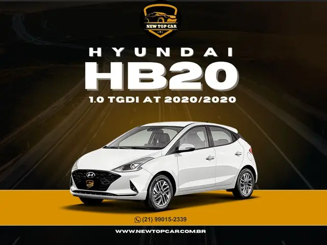 Carro Hyundai HB20 2020 1.0 Diamond Turbo (Aut) (Flex)