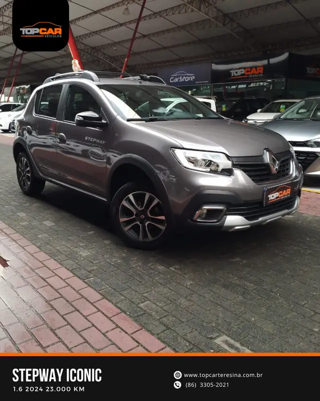 Carro Renault Stepway 2024 Iconic 1.6 16V SCe (Flex) (Aut)