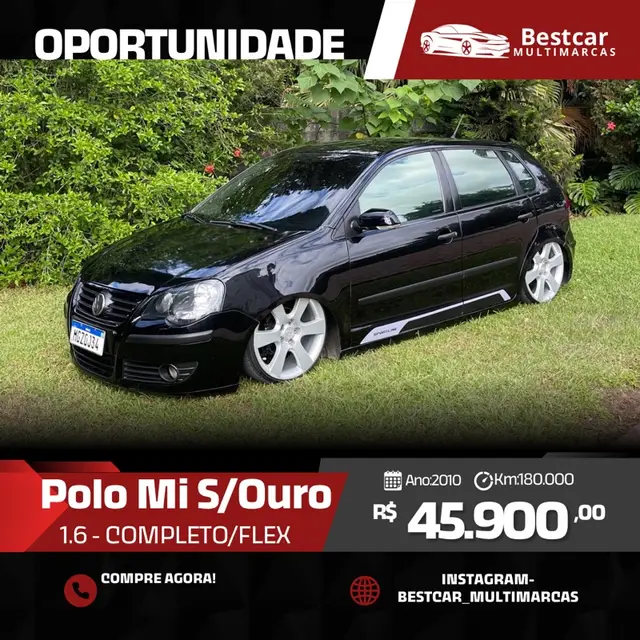 Carro Volkswagen Polo 2010 Hatch. 1.6 8V E-Flex (Flex)