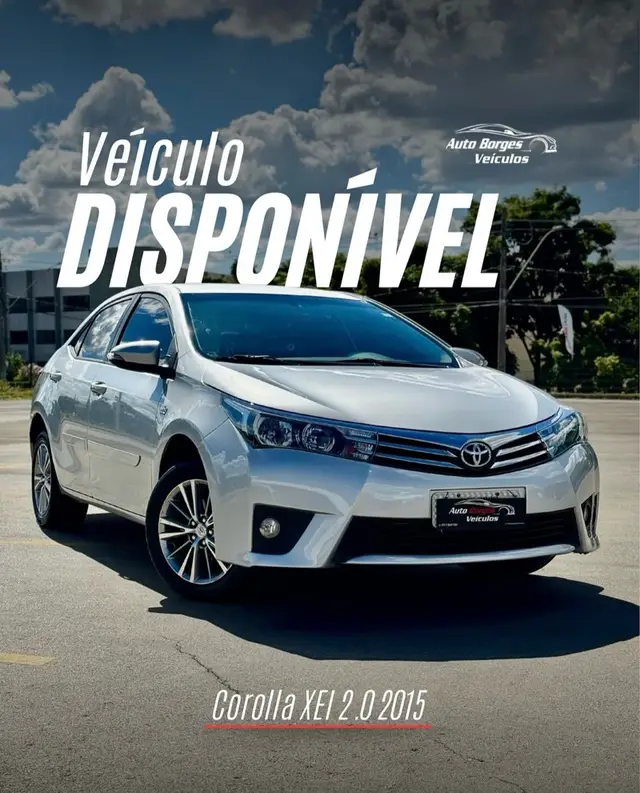 Carro Toyota Corolla 2015 2.0 XEi Multi-Drive S (Flex)