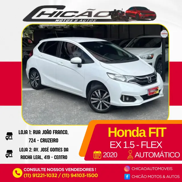 Carro Honda Fit 2020 1.5 16v EX CVT (Flex)