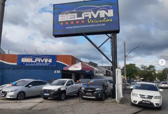 Fachada da loja Belavini Veiculos - Rio de Janeiro - RJ