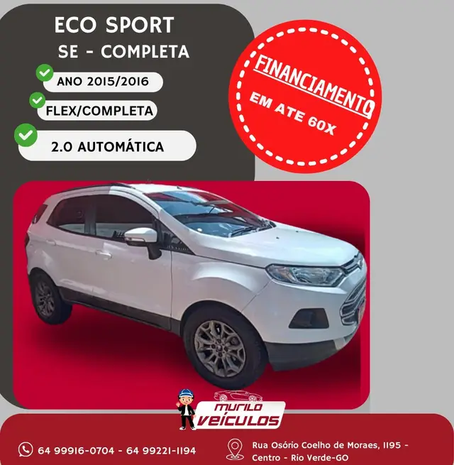 Carro Ford EcoSport 2016 Ecosport SE 2.0 16V Powershift (Flex)