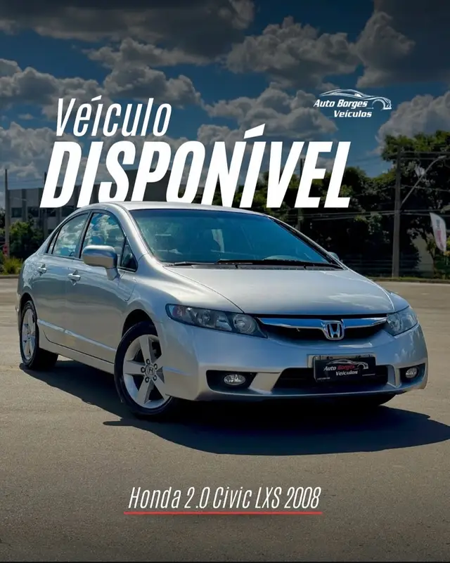 Carro Honda Civic 2008 New  LXS 1.8 16V (Flex)