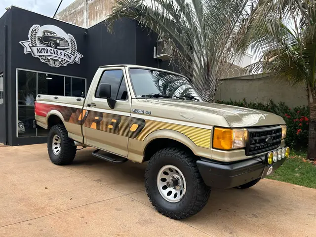 Carro Ford F-1000 1995 F1000 Super Serie Turbo 4x4 3.9 (Cab Simples)