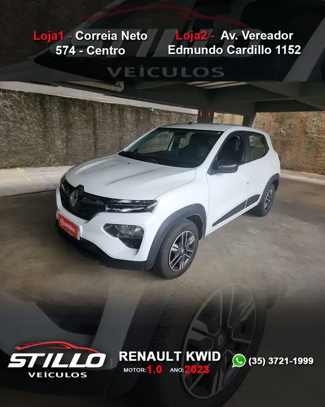 Carro Renault Kwid 2023 Intense 1.0 12v SCe (Flex)