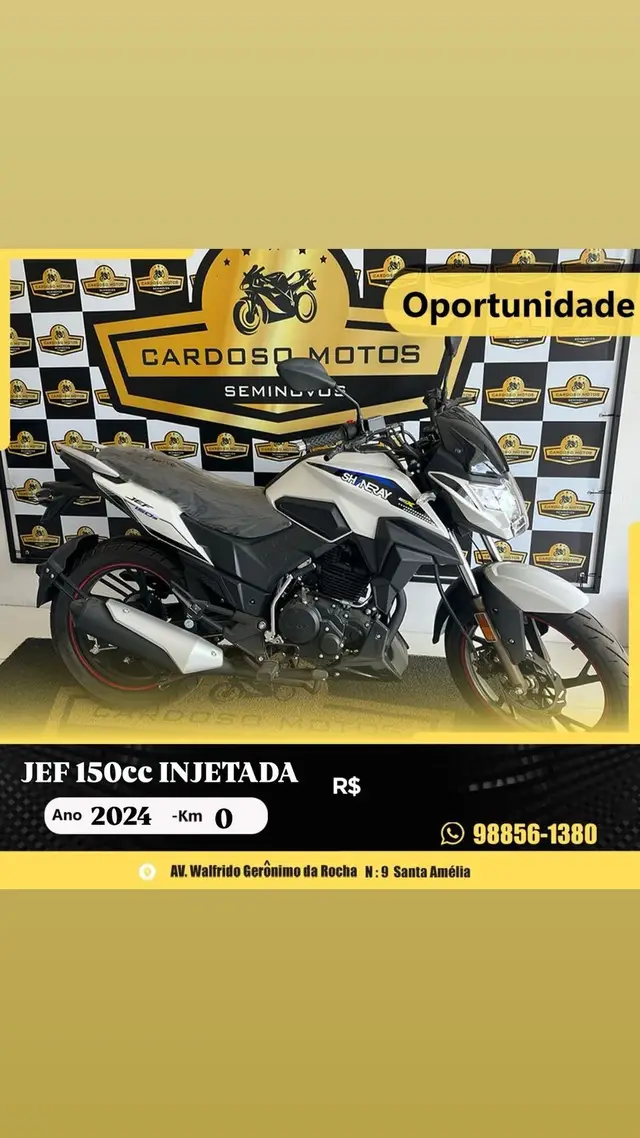 Moto Shineray JEF 150 2025 S EFI
