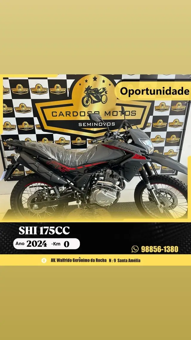 Moto Shineray SHI 175 2025 Carburada
