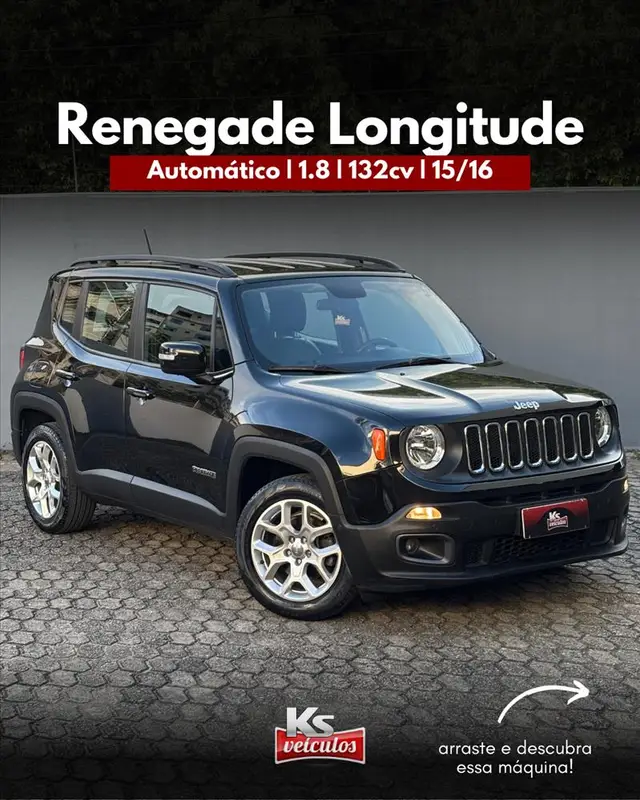 Carro Jeep Renegade 2016 Longitude 1.8 4x2 (Aut) (Flex)