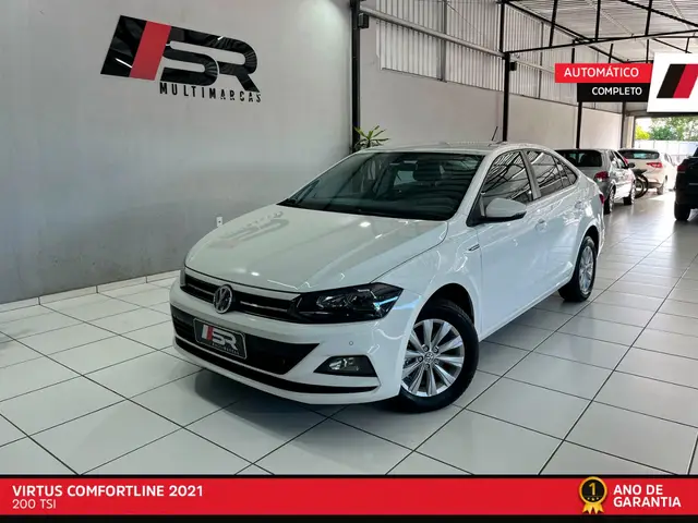 Carro Volkswagen Virtus 2021 1.0 200 TSI Comfortline (Flex) (Aut)