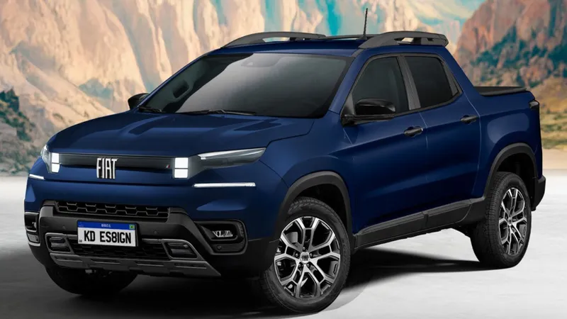 Nova Fiat Toro 2026 chega em agosto de cara nova e sistema híbrido polêmico 