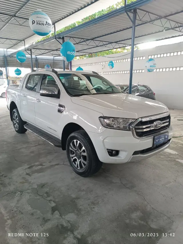 Carro Ford Ranger Cabine Dupla 2021 Limited 3.2 Turbodiesel 20V 4x4 (Aut)