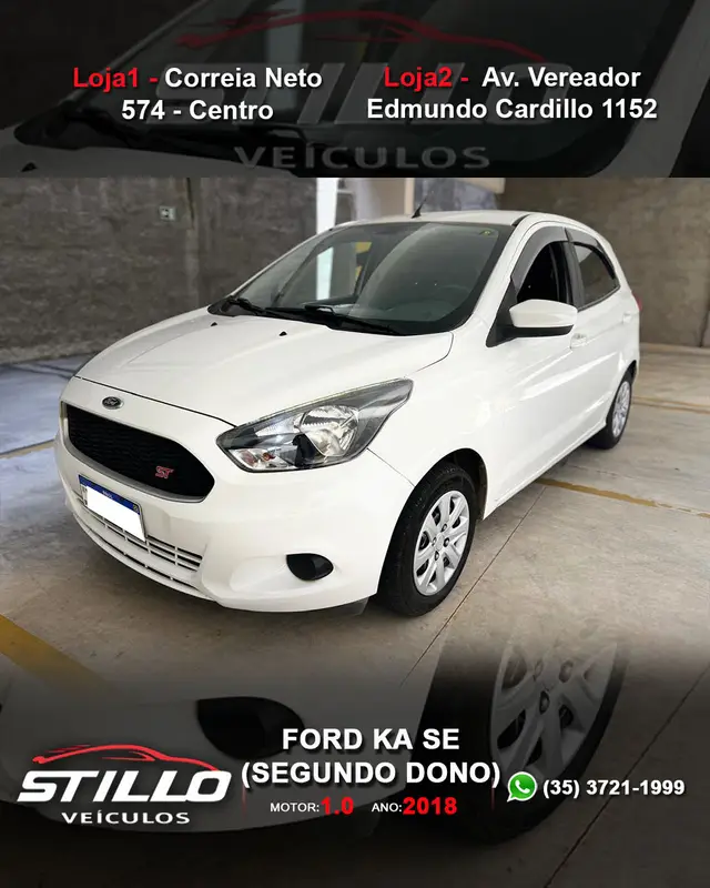 Carro Ford Ka 2018 1.0 SE (Flex)