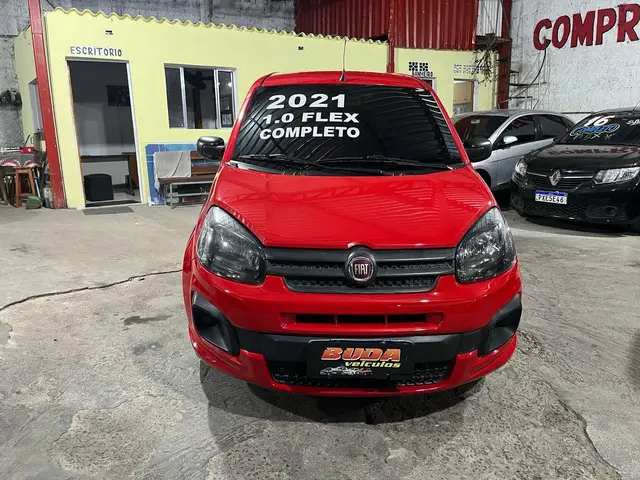 Carro Fiat Uno 2021 Attractive 1.0