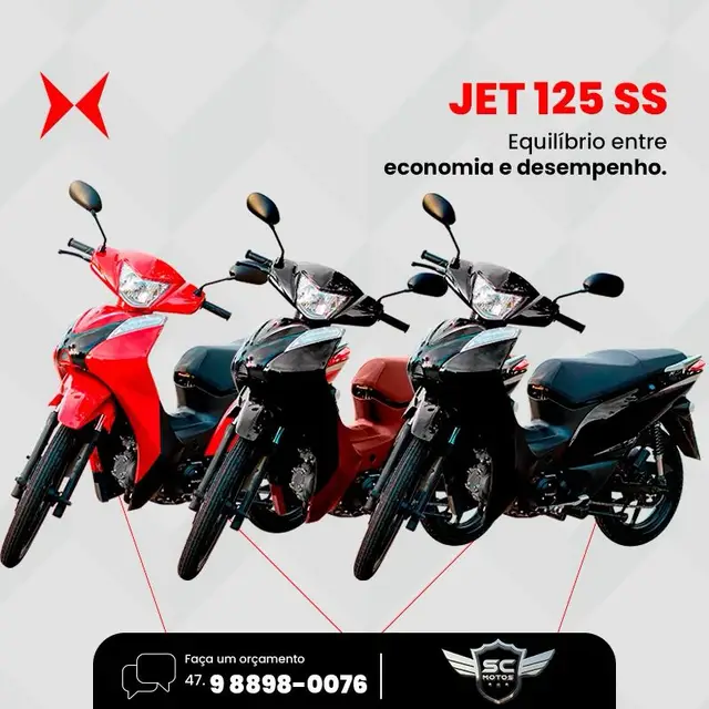 Carro Shineray JET 125SS 2025 124 cc