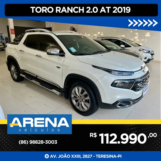 Carro Fiat Toro 2019 2.0 TDI Ranch Auto 4WD (Diesel)