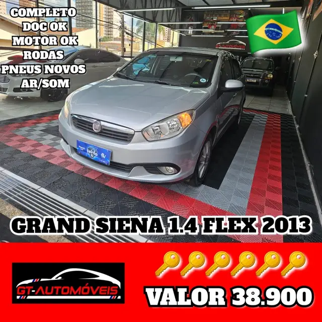Carro Fiat Grand Siena 2013 Evo Attractive 1.4 8V (Flex)