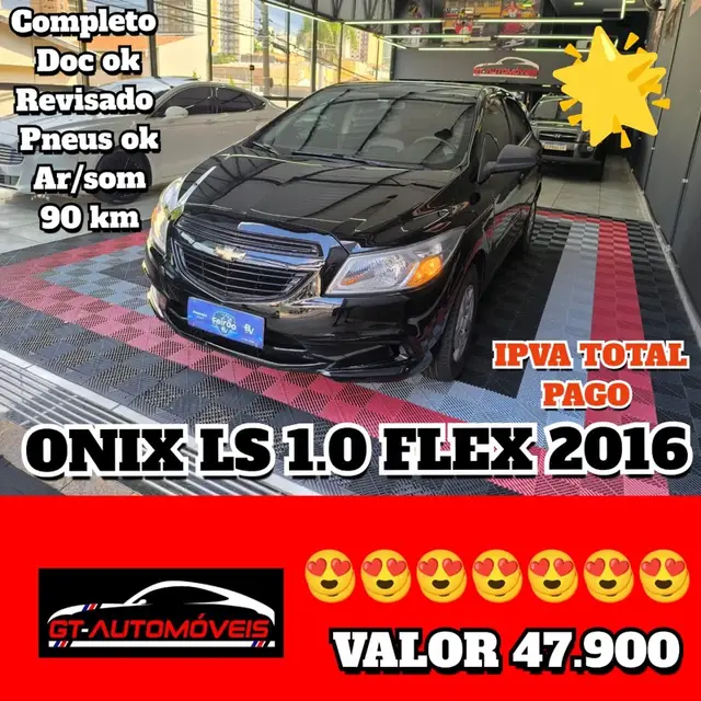 Carro Chevrolet Onix 2016 1.0 LS SPE/4