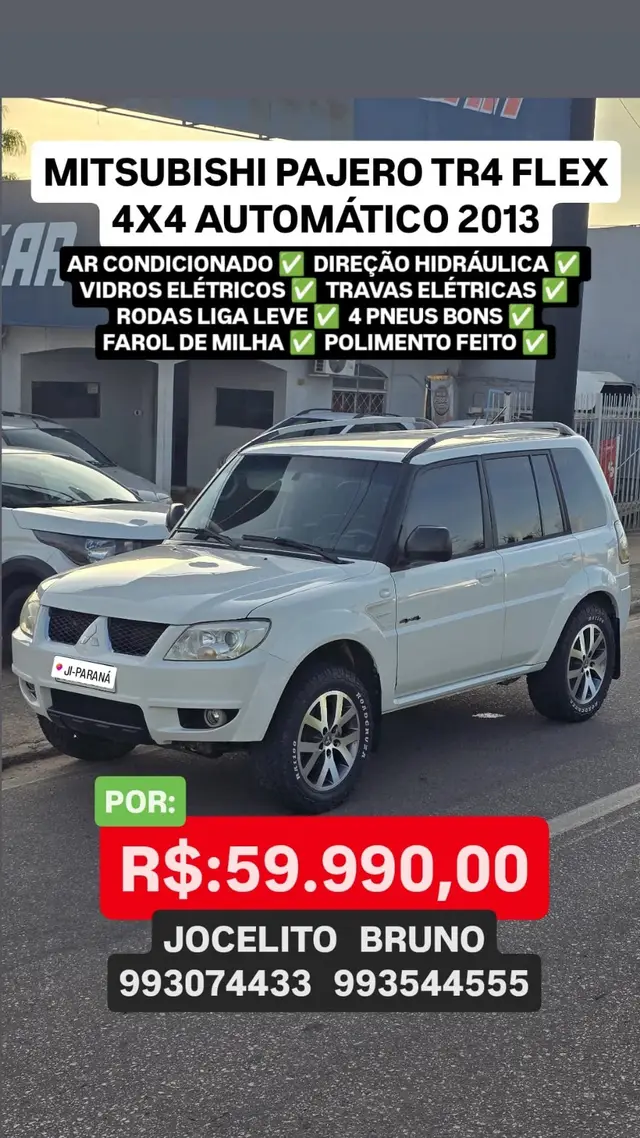 Carro Mitsubishi Pajero TR4 2013 2.0 16V 4X4 (Flex) (Aut)