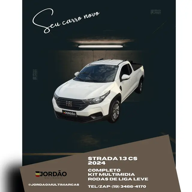 Carro Fiat Strada 2024 Freedom 1.3 CS Plus (Flex)