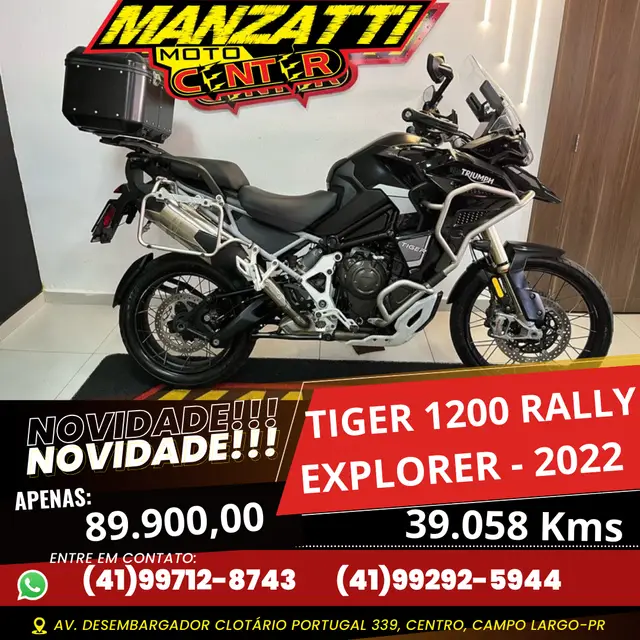 Moto Triumph Tiger 1200 2022 Rally Explorer