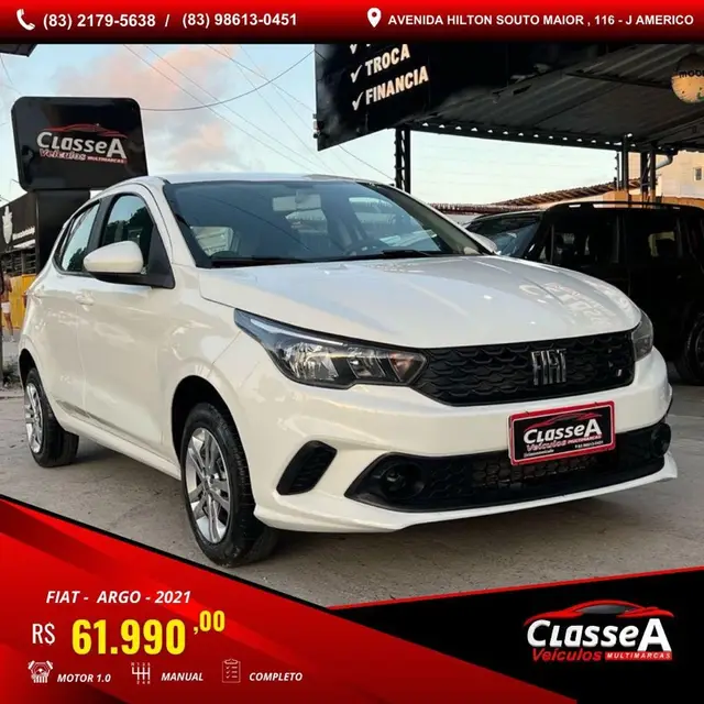 Carro Fiat Argo 2021 1.0 (Flex)